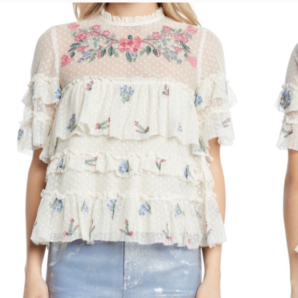 Floral Lace Top